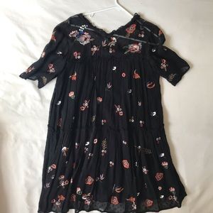 Black zara dress